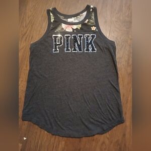 PINK bling tank top